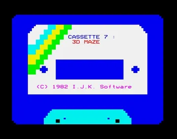 3D Maze (1982)(IJK)[h TSTH] screen shot title